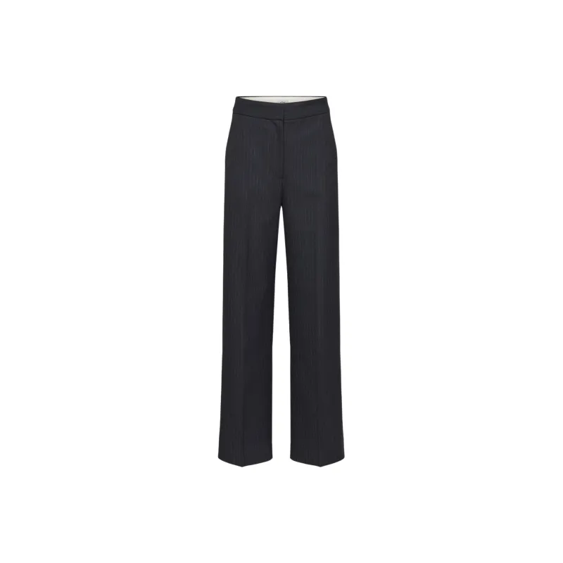 ARITZIA Wilfred Limitless Pant Casual Pants Women's DkNtNvy Grey Pnstrp/Deep Blue Gray-0