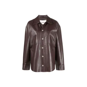 NANUSHKA Leather Jackets Women's Brown