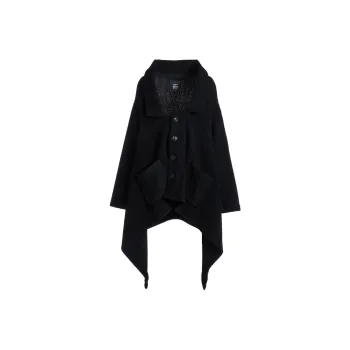Yohji Yamamoto FW24 Coat Women's Black