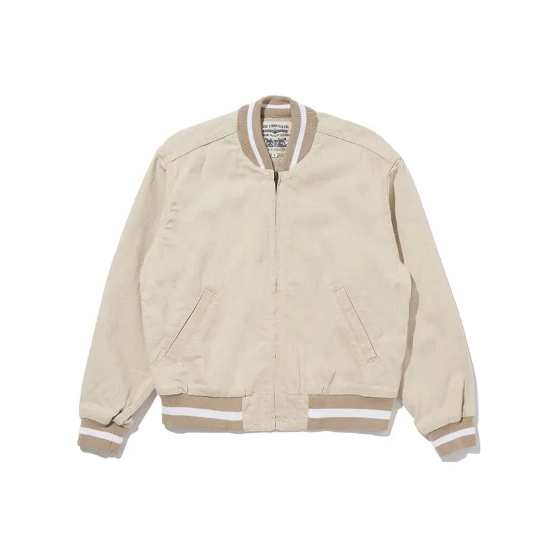 Levi's Baseball Jacket Women's Beige-0