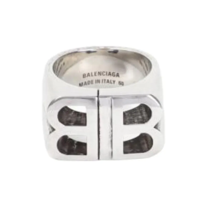 Balenciaga Bb Signet Ring-1