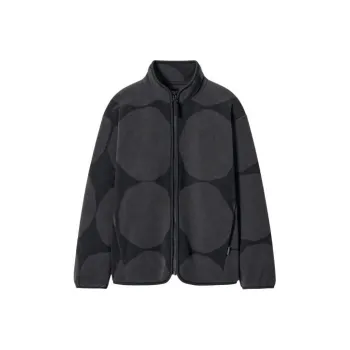 Marimekko X UNIQLO Marimekko Co-brand Velvet Jackets Women's Dark Gray