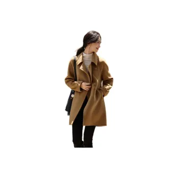Mo Han Yi Mei Coat Women's Warm Camel