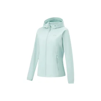 LiNing Fitness Series Trench Coat Women's Stone Gray