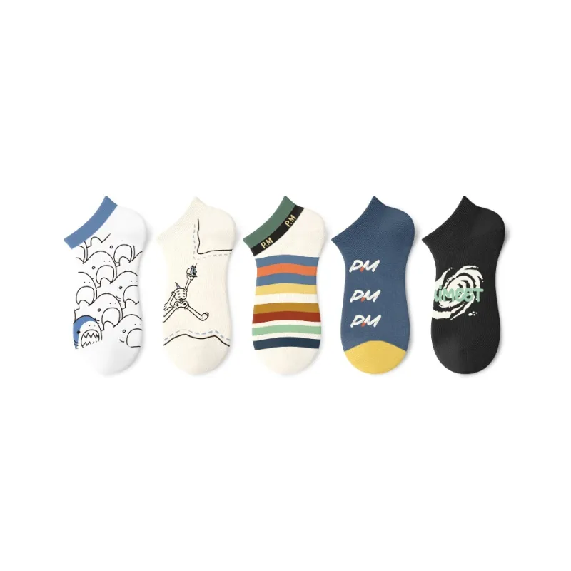 LUYOUYE No Show Socks Men's 4 Pack-25