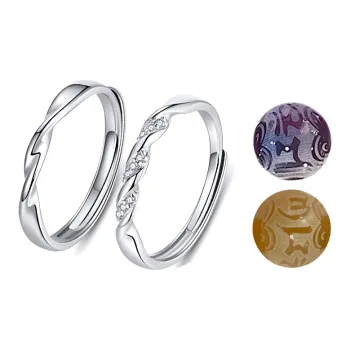JINGFAN Bodhi Root Rings Unisex