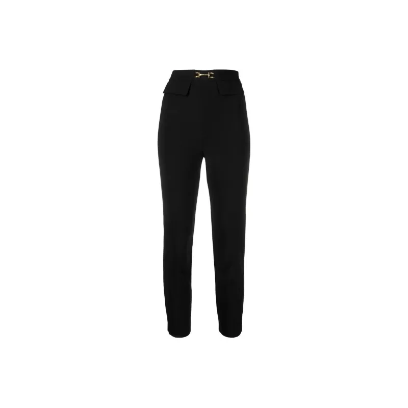 Elisabetta Franchi FW22 Casual Pants Women's Black-0