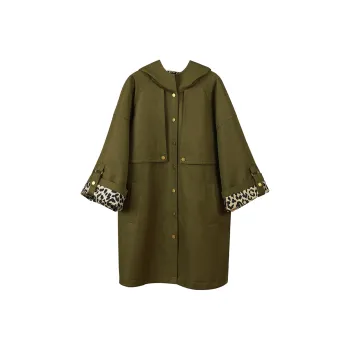 NancyCavally Trench Coats Women's Army Green