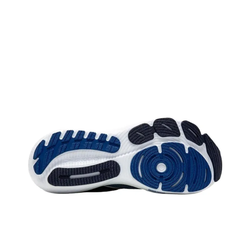 Brooks Glycerin 21 Cushioning Support Abrasion Resistant Low Top Running Shoes Men's Blue-5