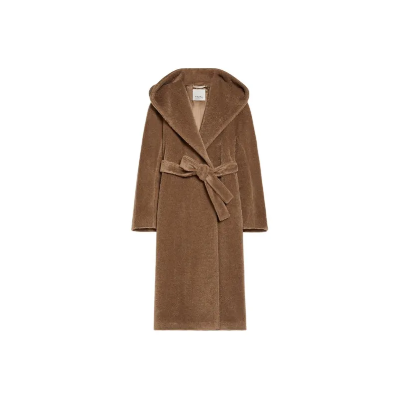 MaxMara Eliana Belted Straight Hem Coat-0