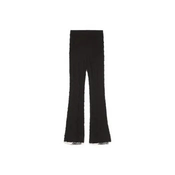 AMBUSH High-Waisted Monogram Flared Trousers