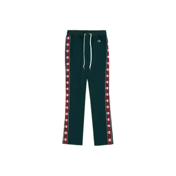 Champion Loose Fit Straight Sports Pants Women's Dark Green
