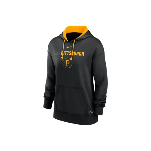 Nike Pittsburgh Pirates Authentic Collection City Connect Women's Nike Therma Mlb Pullover Hoodie