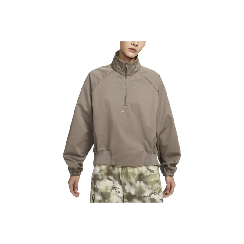 Nike Sportswear Collection Women's Oversized Twill 1/4-Zip Top-0
