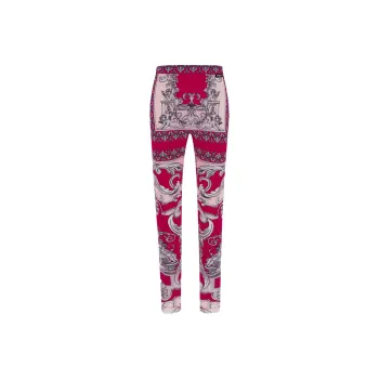 VERSACE Leggings Women's Red