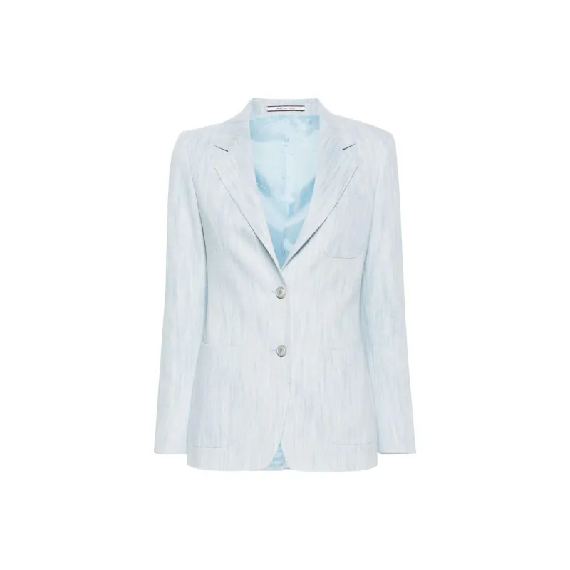 Tagliatore Single-breasted Denim Blazer-0