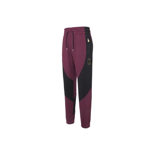 Jordan Knitted Sports Pants Paris Saint Germain Women's Red