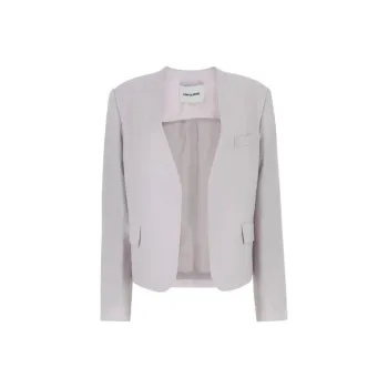 LOW CLASSIC Single Breasted Collarless Tailored Blazer