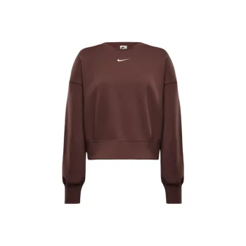 Nike Sportswear Phoenix Fleece Sweatshirt Women's Red Tan/Sail