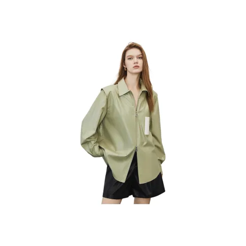 ELLE Leather Jackets Women's