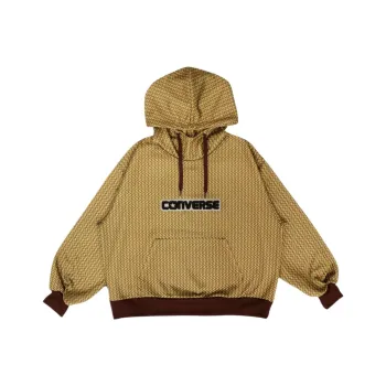 Converse PTND CHENILLE SWEAT HOODIE LDS Sweatshirt Women's Brown