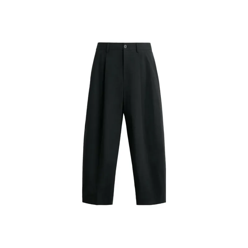 Studio Nicholson X ZARA Studio Nicholson Co-brand Casual Pants Women's Dark Gray-0