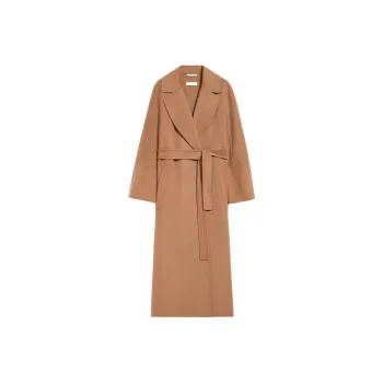 'S MAX MARA Belted Virgin Wool Coat