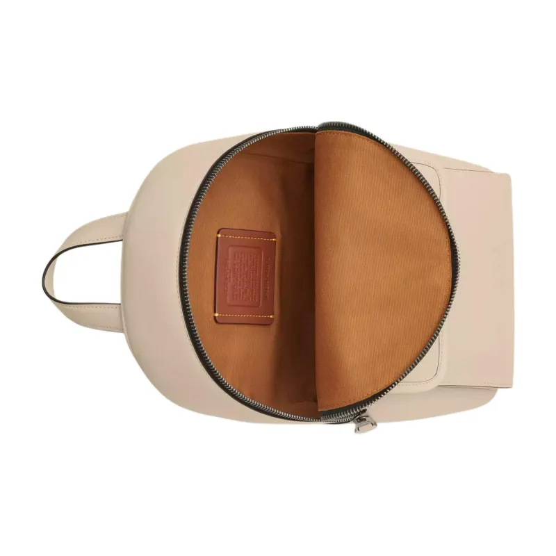 COACH Turnlock Calfskin Sling Bag Trumpets Men's Ivory-2