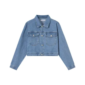 JEANSWEST Denim Jackets Women's Blue