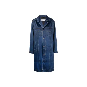 DIESEL Denim Jackets Women's Blue