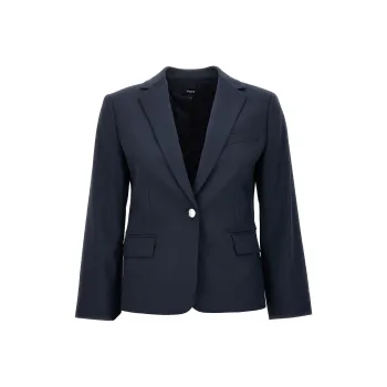 THEORY Single Breasted Tailored Blazer