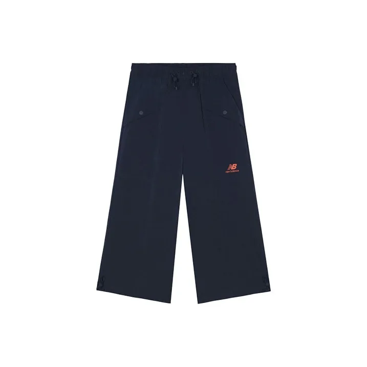 New Balance Casual Pants Women's Navy Blue-0