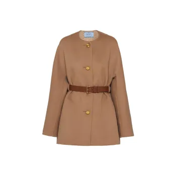 PRADA Coats Women's Brown