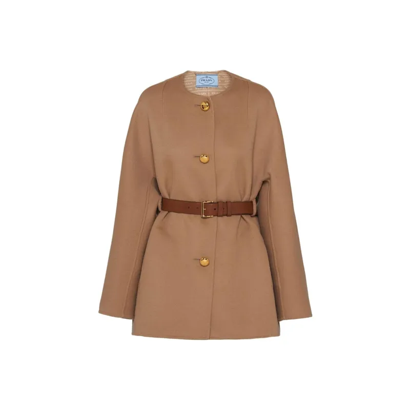 PRADA Coats Women's Brown-0