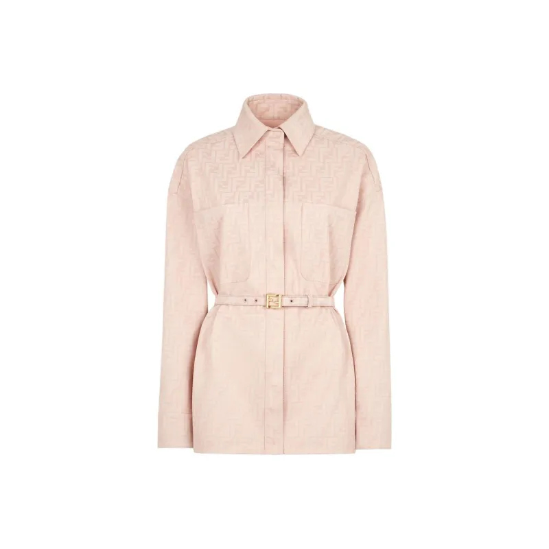 FENDI SS22 Denim Jacket Women's Pink-0