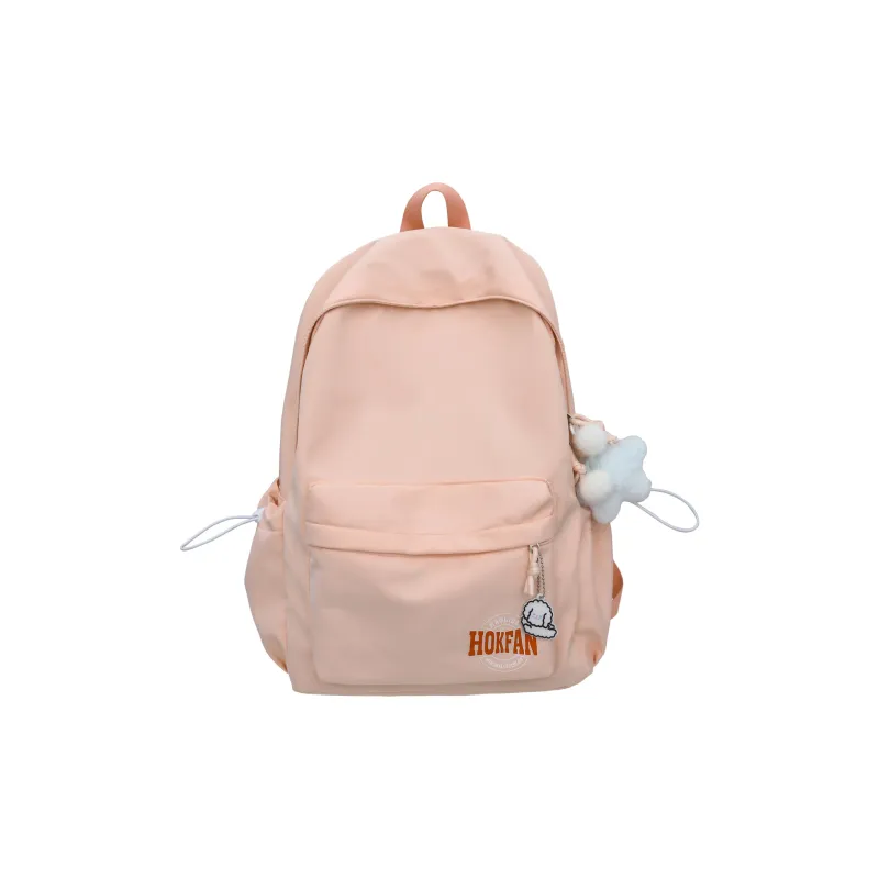 AIBAG Nylon Backpack Unisex Purple/Blue/Pink/Red/Black/White-6
