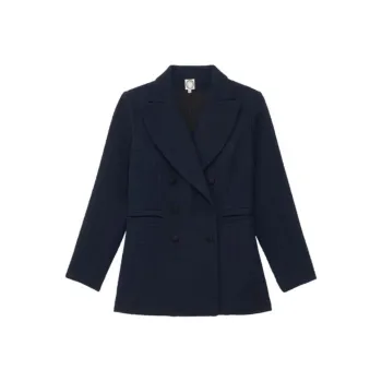 INES DE LA FRESSANGE Business Suit Coat Women's Blue