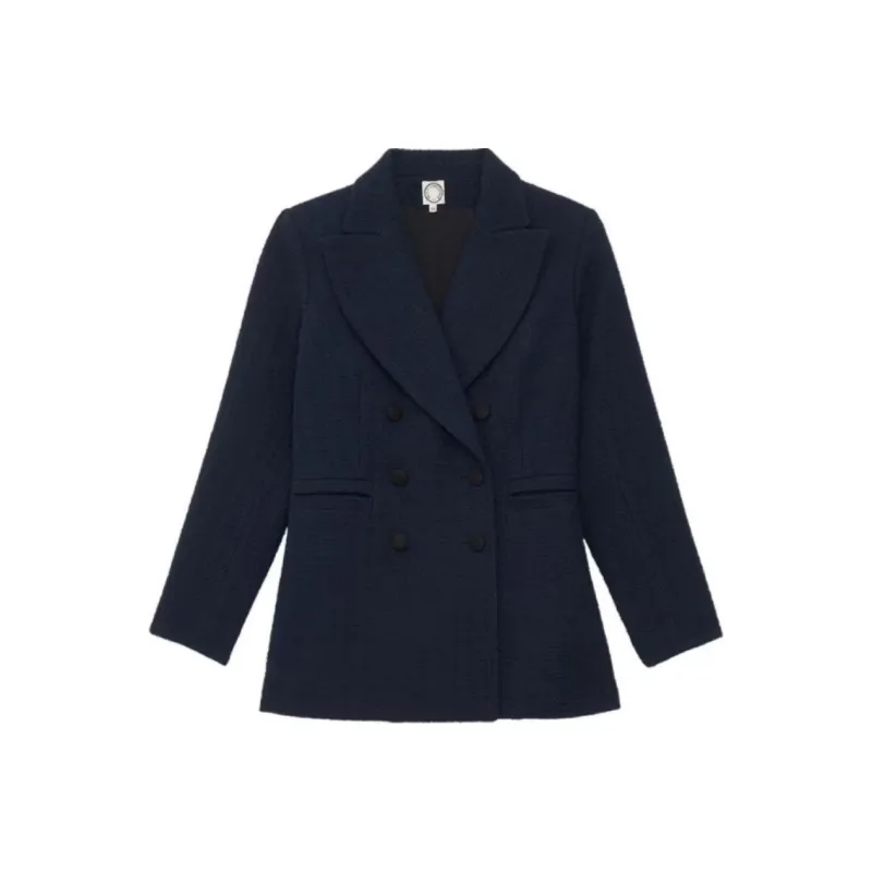 INES DE LA FRESSANGE Business Suit Coat Women's Blue-0