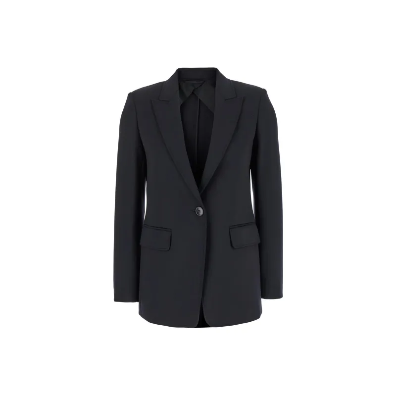MaxMara Studio Single Breasted Long Sleeved Jacket-0