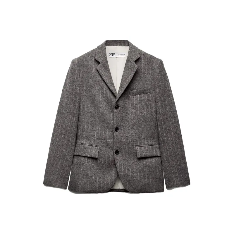 ZARA Business Suit Women's Gray-0