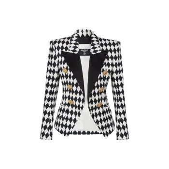 BALMAIN 6 Button Diamond Jacket