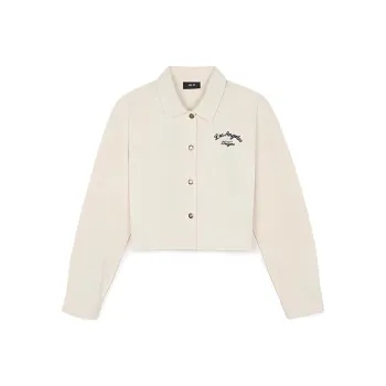 MLB Denim Jackets Women's Cream