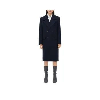 Bottega Veneta Coat Women's Midnight Blue