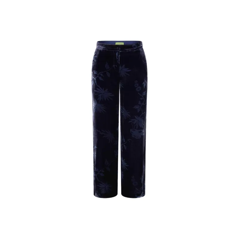 Shanghai Tang Velvet finish Trousers-0