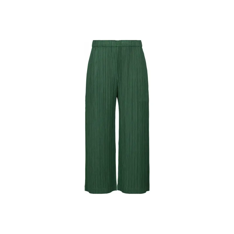 PLEATS PLEASE ISSEY MIYAKE FW22 Casual Pants Women's Green-0