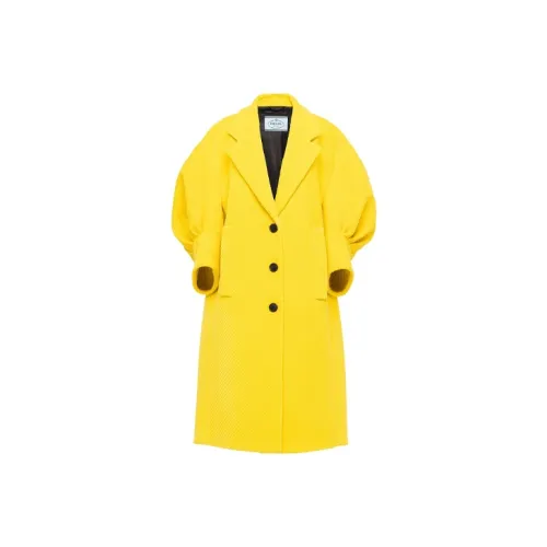 PRADA Velvet jeanss Women's Yellow