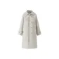 Oat Lapel Ox Horn Button (Padded)
