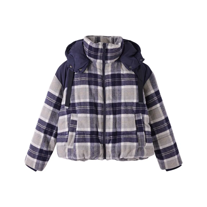 ZARA Puffer Jacket Women's Royal Blue-0