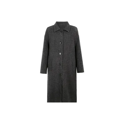 Self Who Coat Women's Smoke Gray