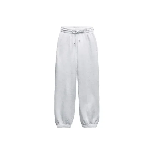 ZARA Casual Pants Women's Zebra Print Gray